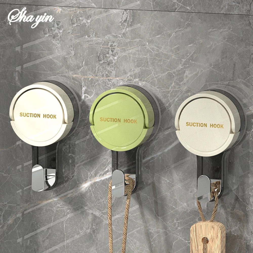 Creative suction cup hook, no punching, bathroom door, no trace, vacuum adhesive hook, kitchen storage rack Peaceful Pleasures Health and Wellness