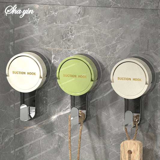 Creative suction cup hook, no punching, bathroom door, no trace, vacuum adhesive hook, kitchen storage rack Peaceful Pleasures Health and Wellness