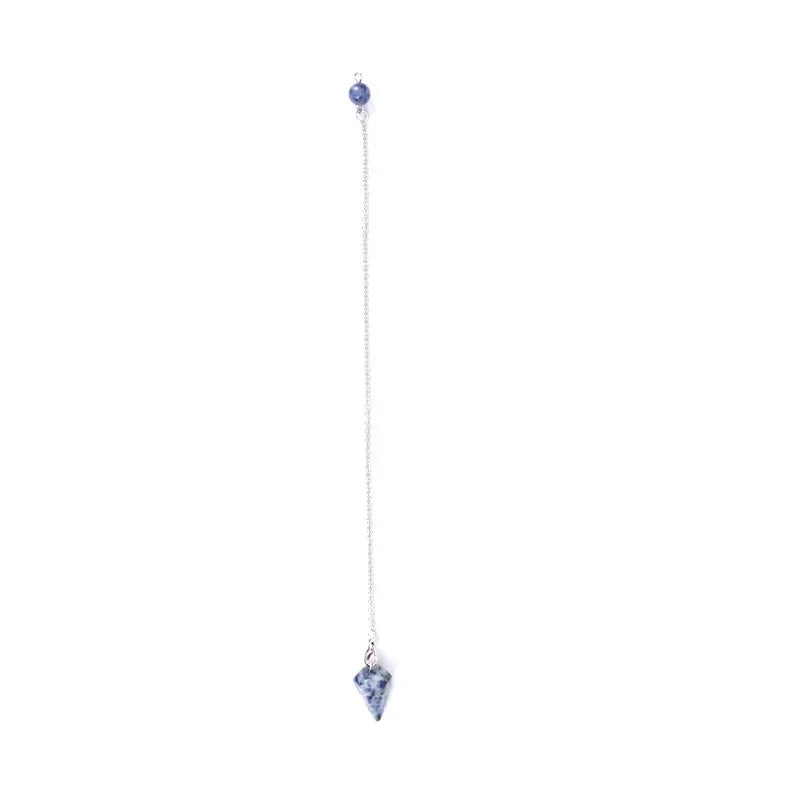 Wood Pendulum Crystal Display Stand | Moon Phase Wiccan Holder