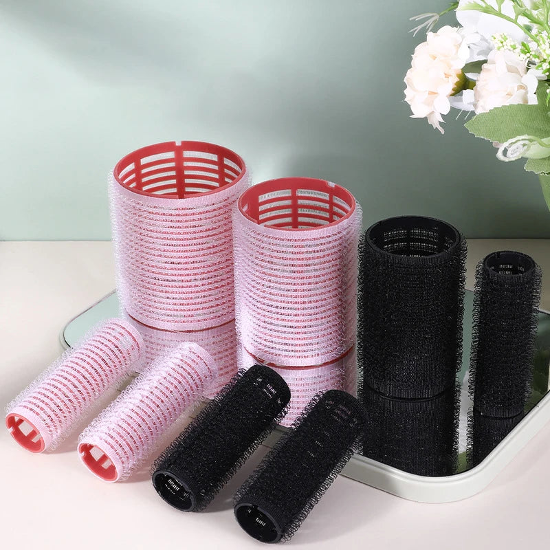 6-Piece Self Grip Heatless Hair Roller Set – Multi-Size Curlers