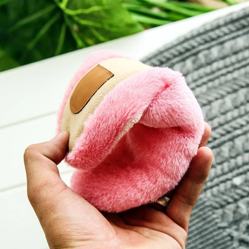 Women's Plush Anti-Slip Indoor Slippers | Warm Winter House Shoes