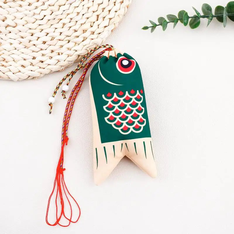 Koi Carp Lucky Pouch – Hanfu Sachet Coin Purse Pendant Bag