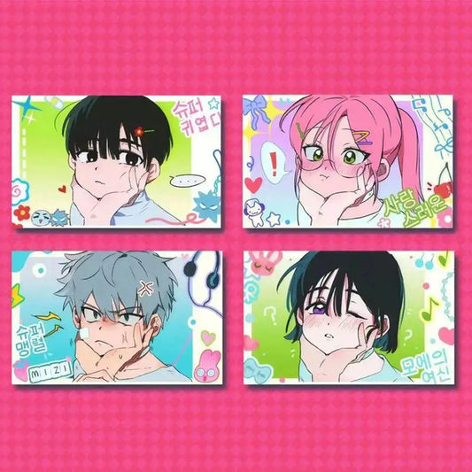 Alien Stage Anime Lomo Cards Cartoon Figure Photo Printed Collectible Peaceful Pleasures Health and Wellness Red