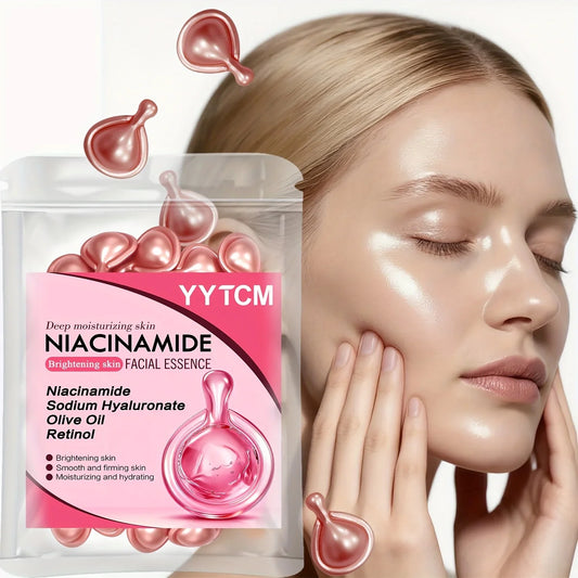 Niacinamide & Retinol Facial Essence Capsules – Brighten & Hydrate Facial Essence Serum Oasis Select
