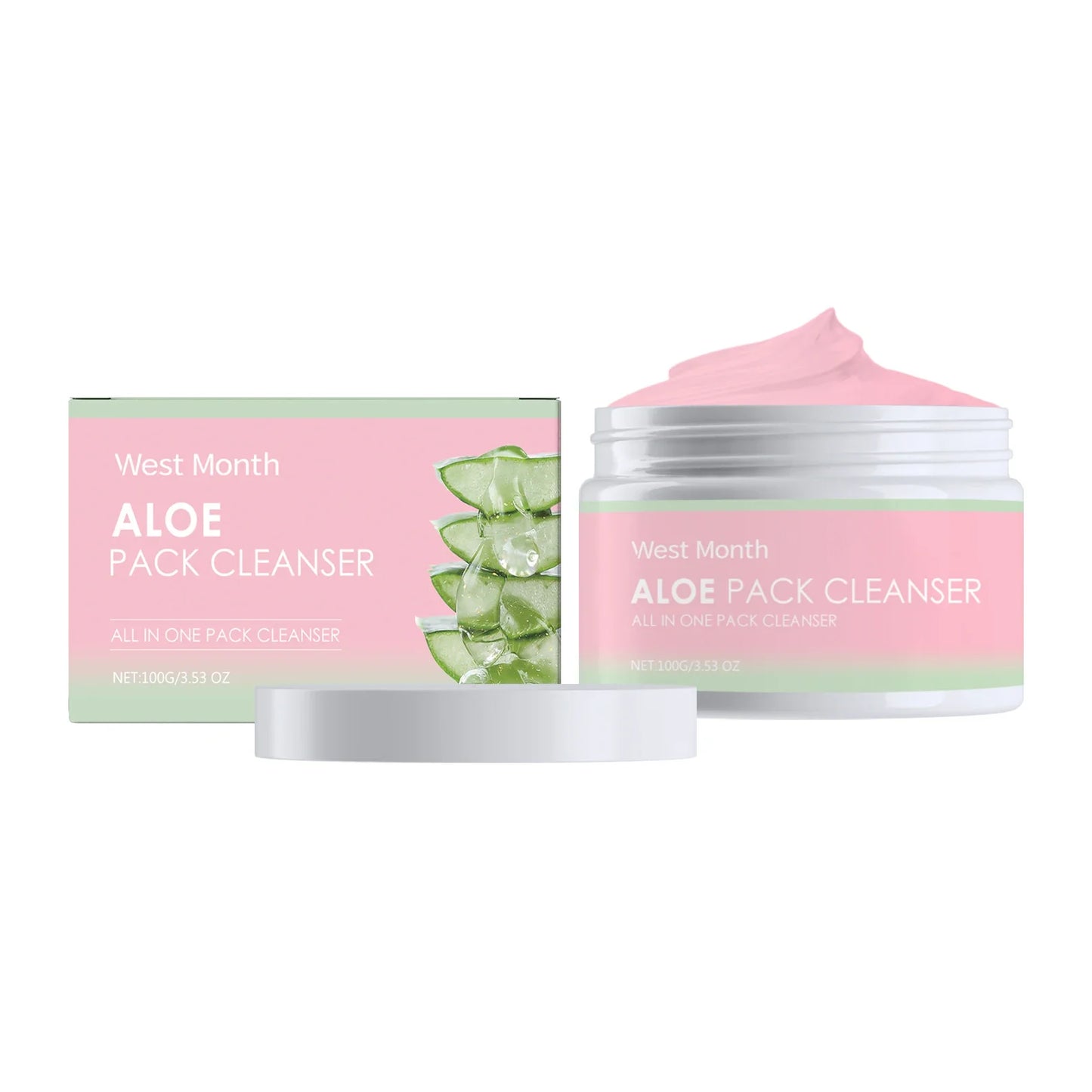 Aloe Vera Soothing Cleansing Cream – Gentle Face Wash 100g