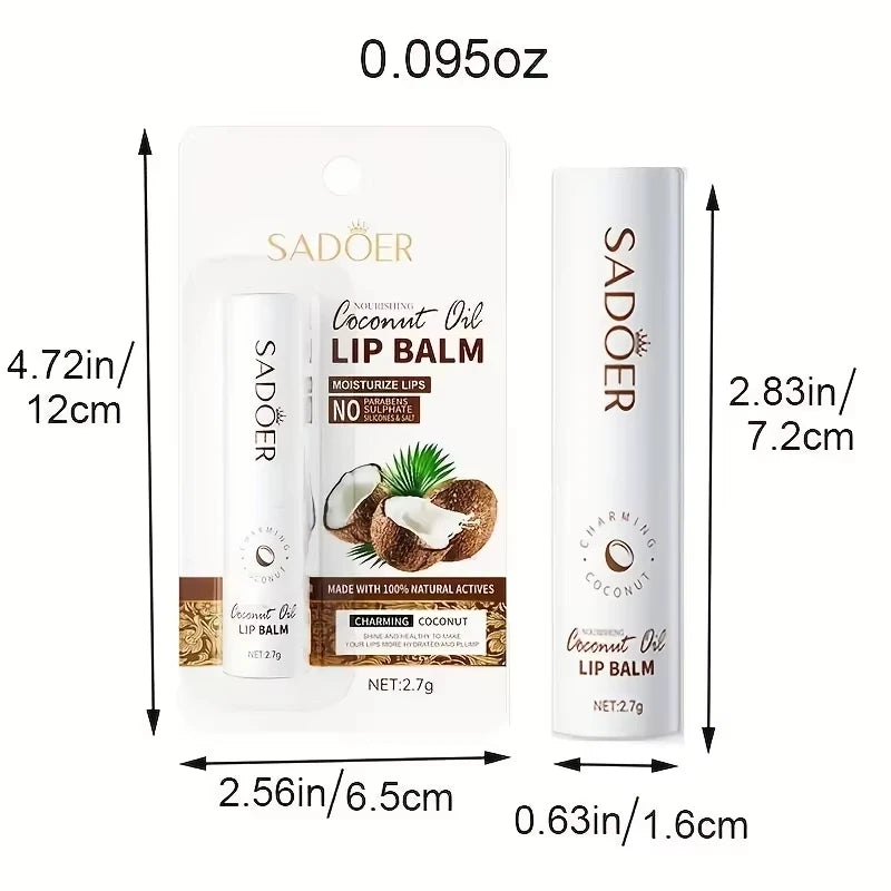 Eelhoe Coconut Oil Lip Balm – Moisturizing Daily Lip Care