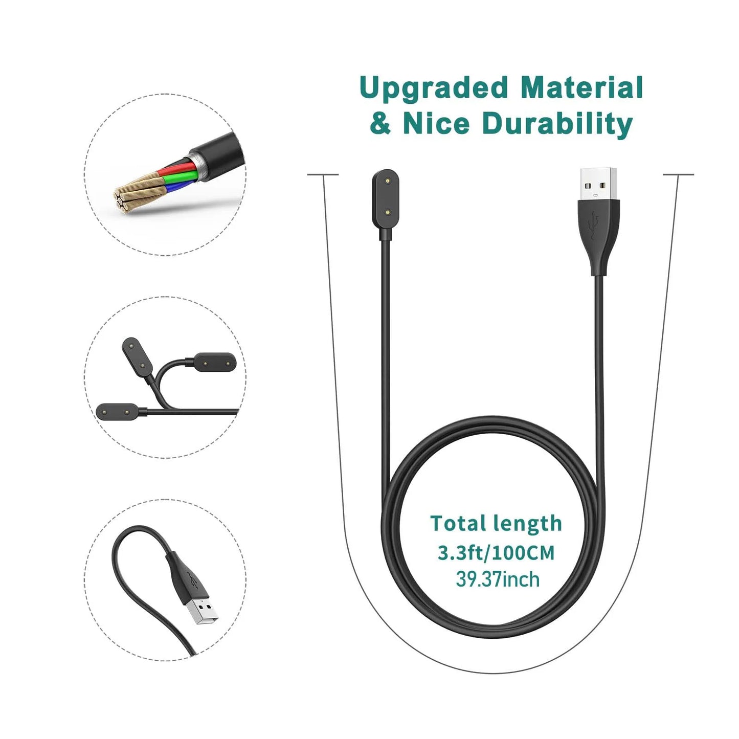 USB Charger Cable for Huawei Watch Fit 2 & Band 8/7/6 Pro Peaceful Pleasures Health and Wellness