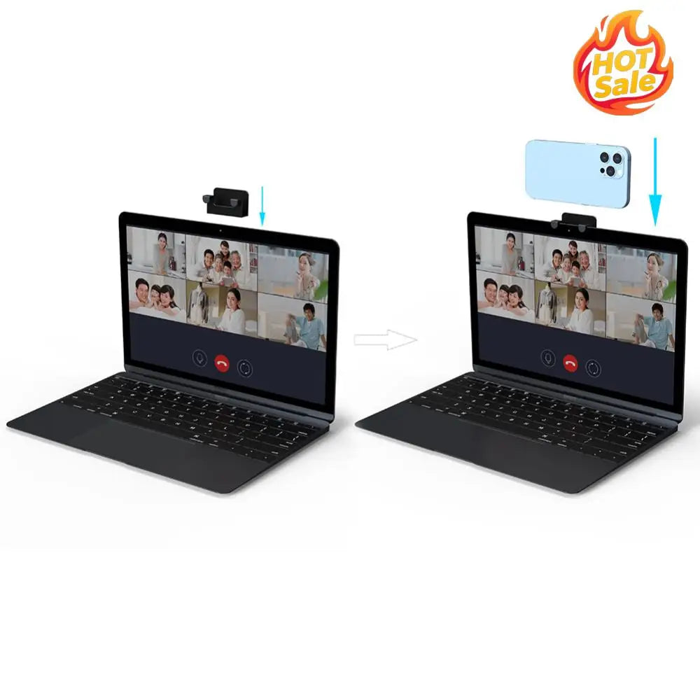 iPhone Webcam Mount for MacBook – Continuity Camera Bracket
