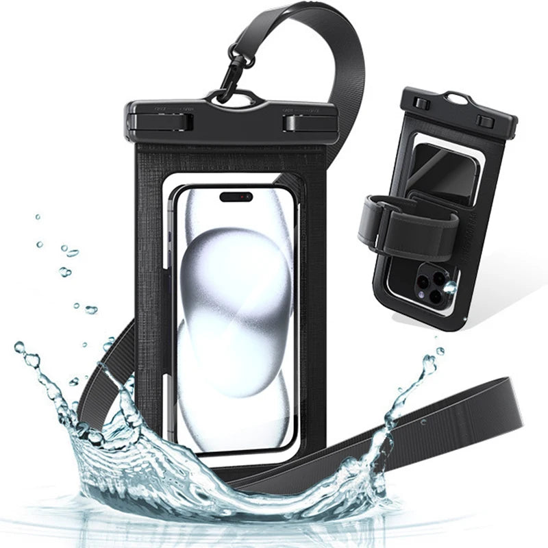 waterproof phone pouch for swimming bag phone case under water IPX8 waterproof bag diving phone case waterproof phone pack Peaceful Pleasures Health and Wellness