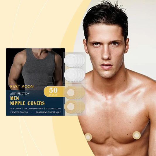 Men's Waterproof Nipple Cover Stickers for Running | 50pc Nipple Cover Stickers Peaceful Pleasures Health and Wellness