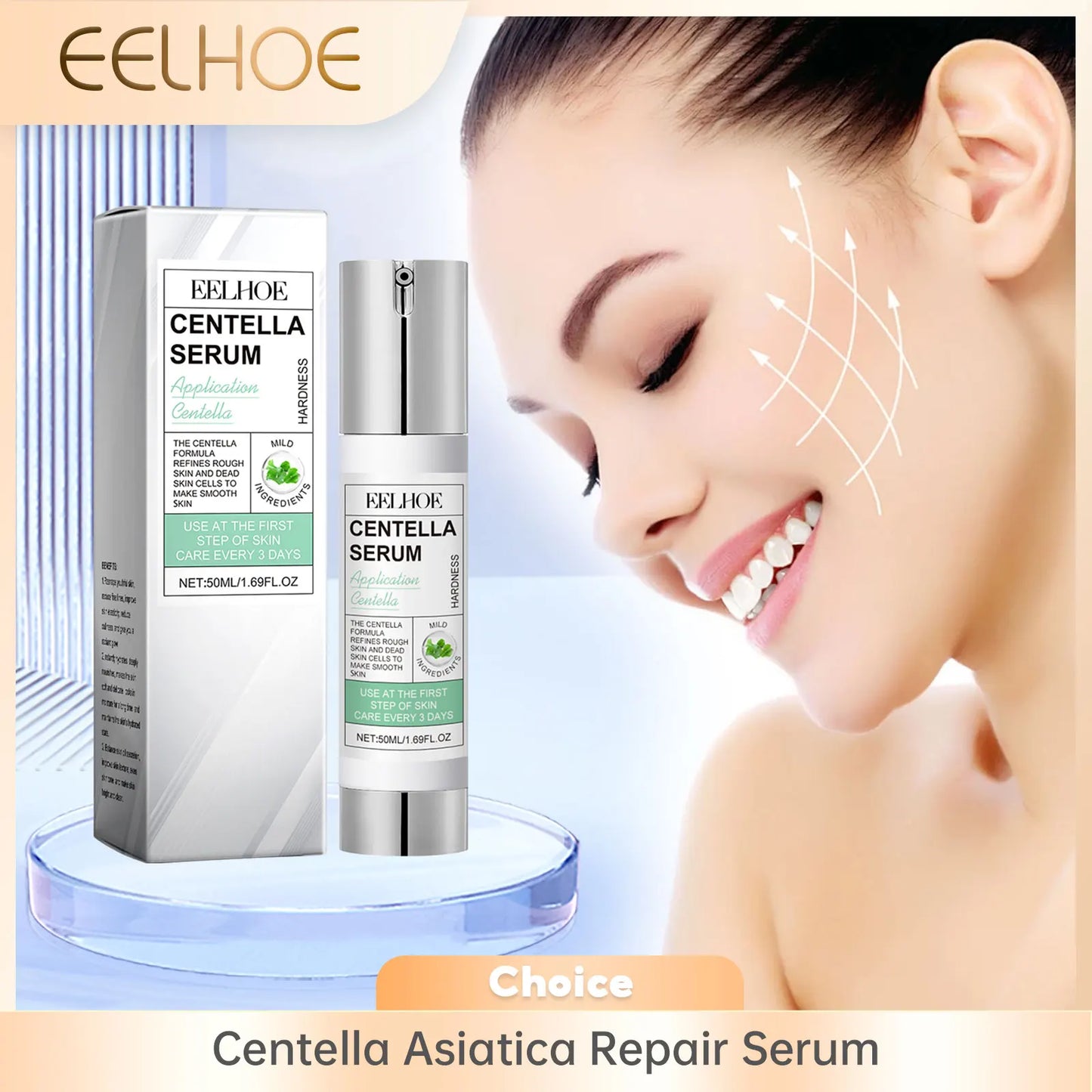 Eelhoe Centella Asiatica Face Serum – Brighten & Hydrate 50ml