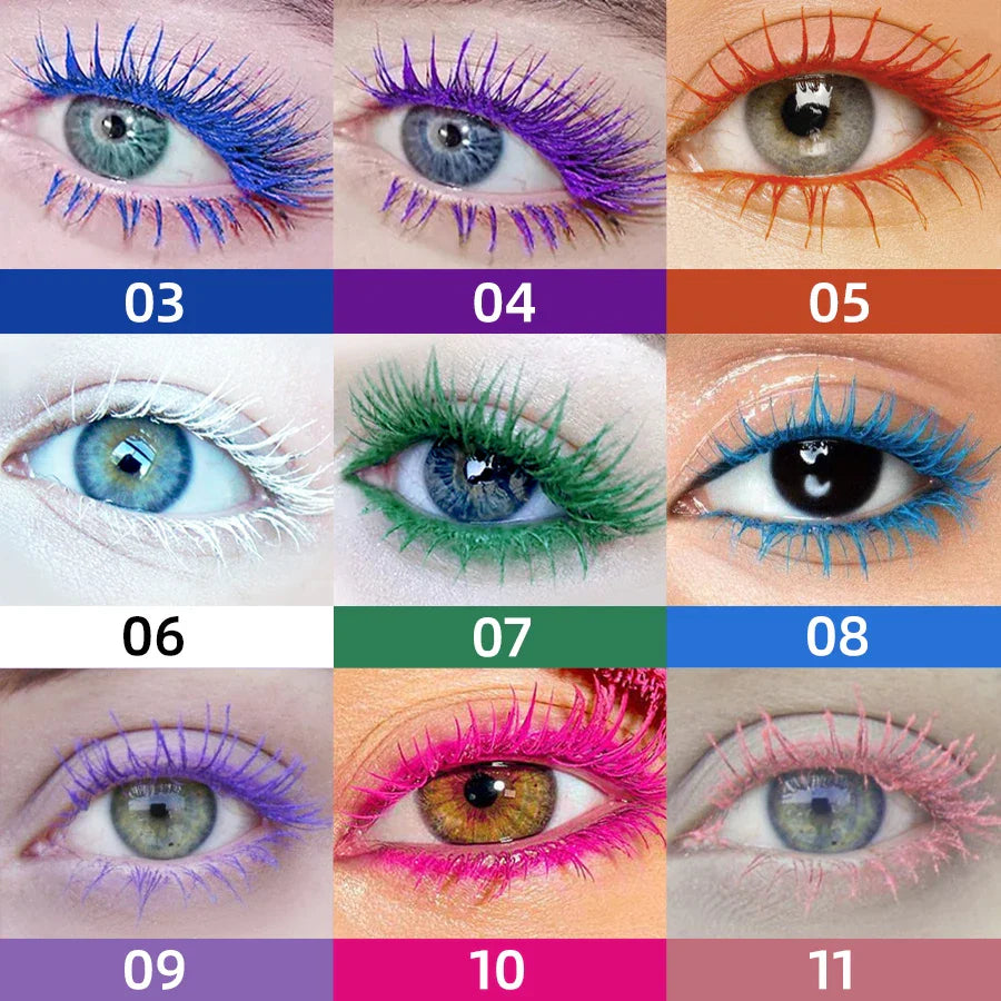 MCD 5D Waterproof Mascara – 9 Colors, Curl & Volume