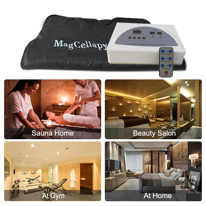MagCellapy Far-Infrared Sauna Blanket | Detox & Body Sculpting