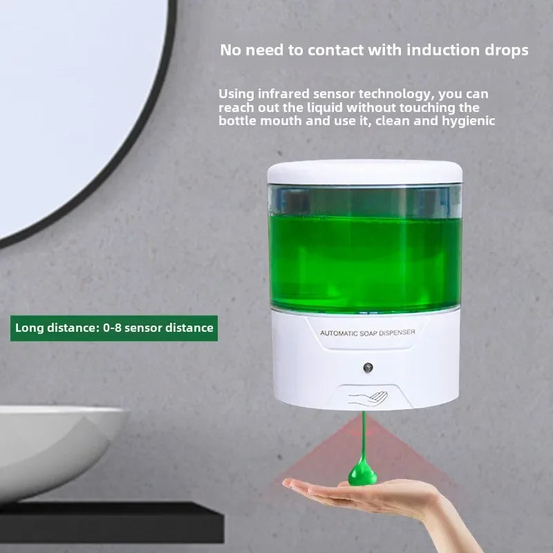 Dishwasher Detergent Dispenser Automatic Touchless Induction Hand Soap Liquid Soap Holder Soap Dispenser Equipped With 2 screws Peaceful Pleasures Health and Wellness