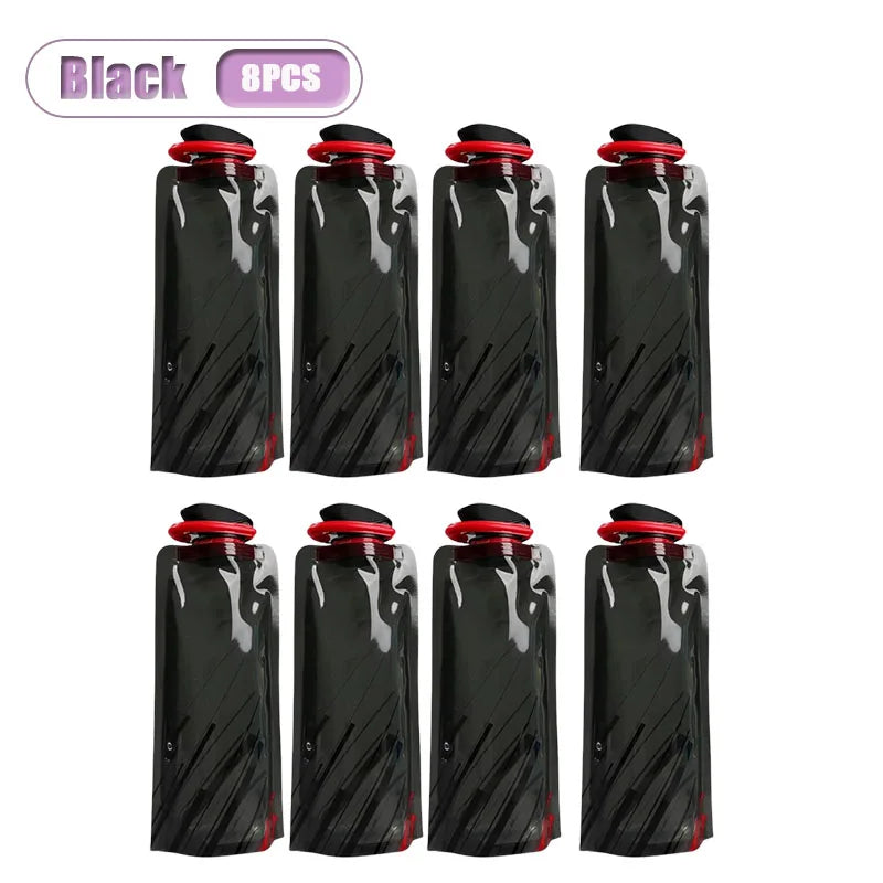 Collapsible Water Bag 700ml | Foldable Flask Hiking Camping