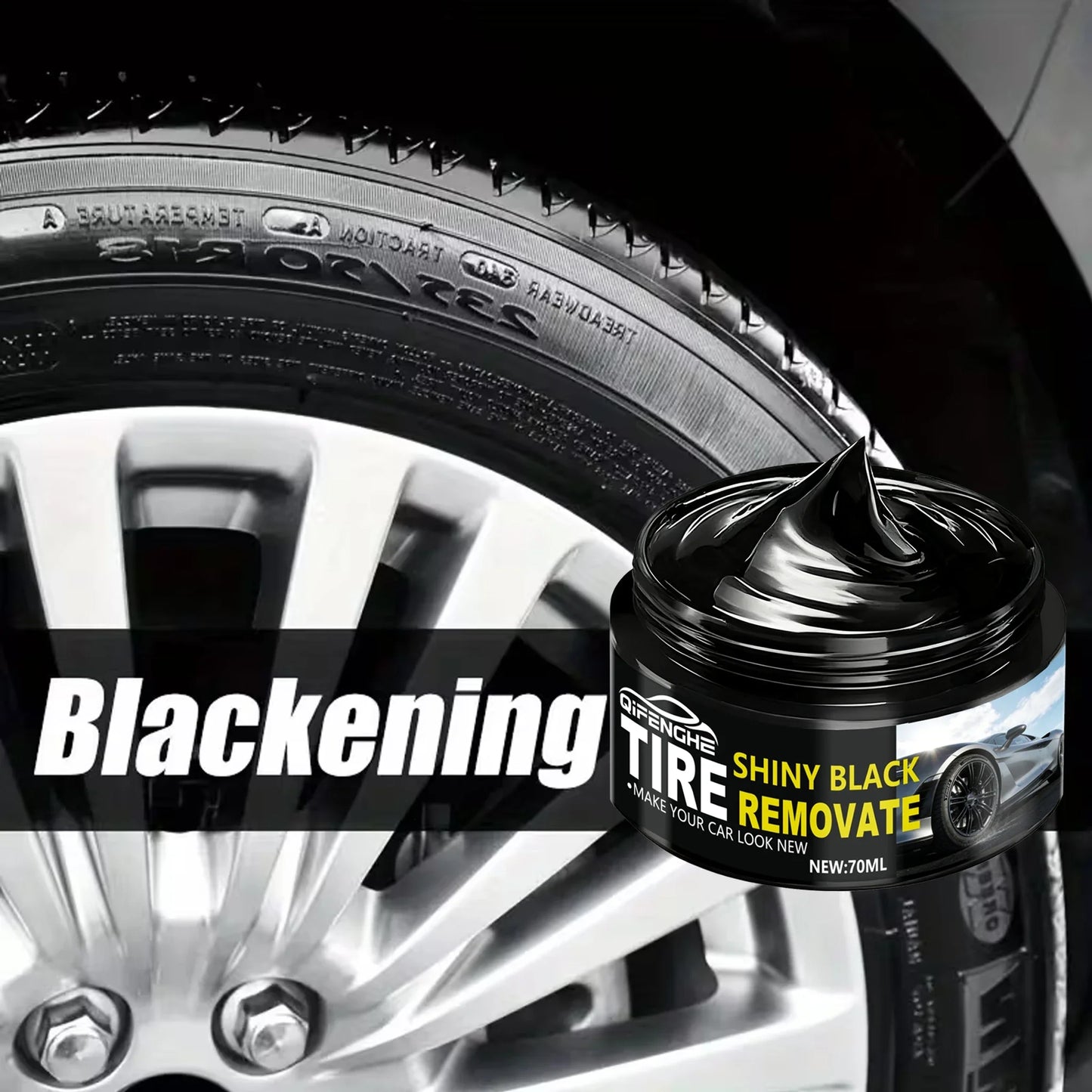 Tire Polish & Plastic Protector Paste – Car, Bike & Moto