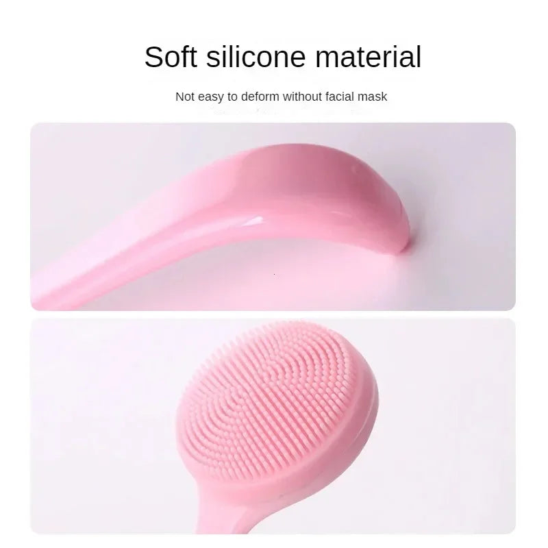 Soft Silicone Facial Cleansing Brush | Makeup & Blackhead Facial Cleansing Brush Peaceful Pleasures Health and Wellness