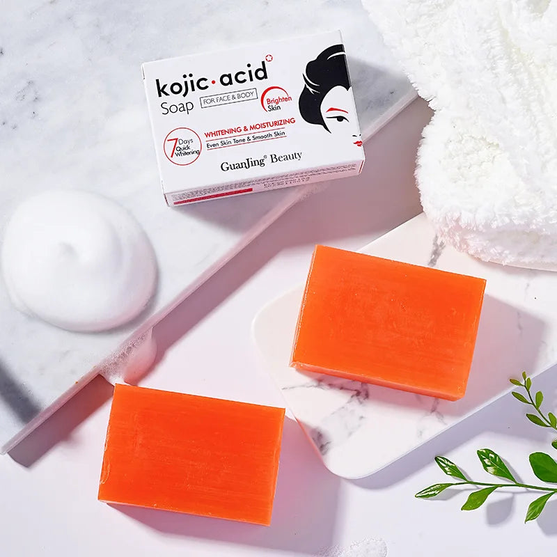Kojic Acid Cream Skin Whitening Cream Anti Aging Brighten Fade Stubborn Dark Spots Moisturiz Nourish Facial Skin Care With Soap Peaceful Pleasures Health and Wellness