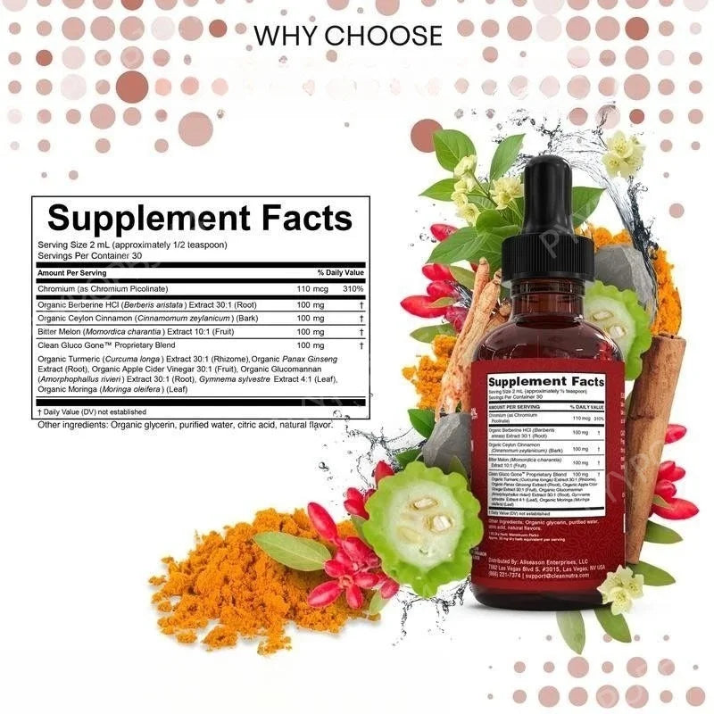 Organic Ceylon Cinnamon & Turmeric Drops – Non-GMO, Vegan