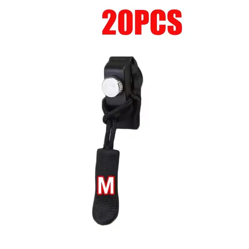 3-20Pcs Zipper Repair Kit Detachable Zipper Pulls for Bags Coats Clothes Shoes No Tools Needed Replacement Zipper Heads 2026 Peaceful Pleasures Health and Wellness M-20PCS
