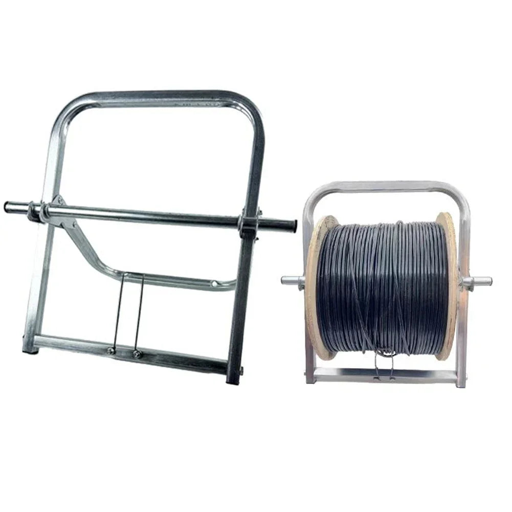 Single Axle Wire Spool Holder & Cable Dispenser Rack – Steel