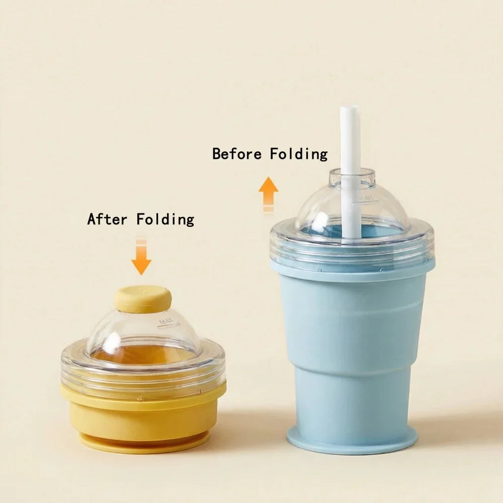 Foldable Silicone Ice Ball Maker Cup – BPA-Free Travel Mug