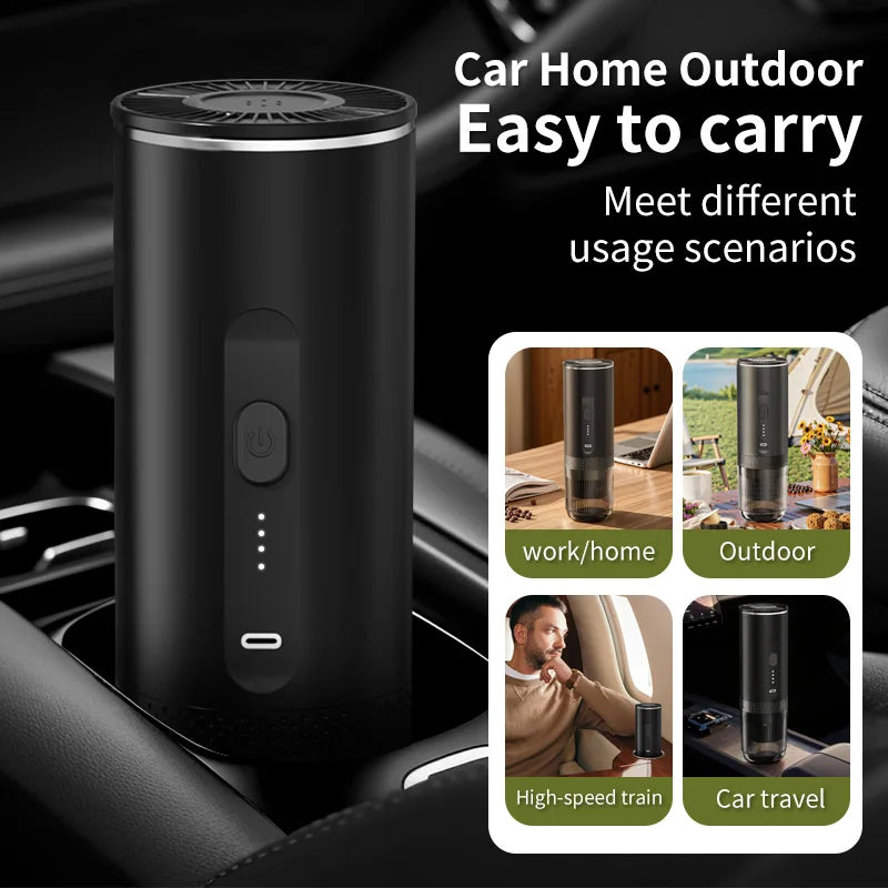 URGGU Portable Wireless Espresso Maker – 2-in-1 Capsule & Powder