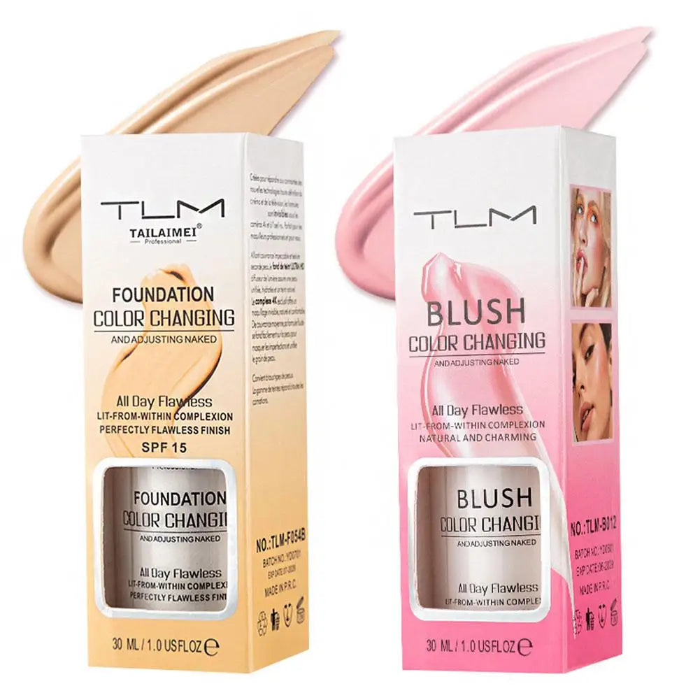 Color-Changing Blush Liquid Foundation – Moisturizing 30ml Peaceful Pleasures Health and Wellness