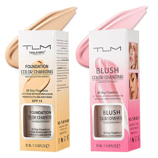 Color-Changing Blush Liquid Foundation – Moisturizing 30ml Peaceful Pleasures Health and Wellness