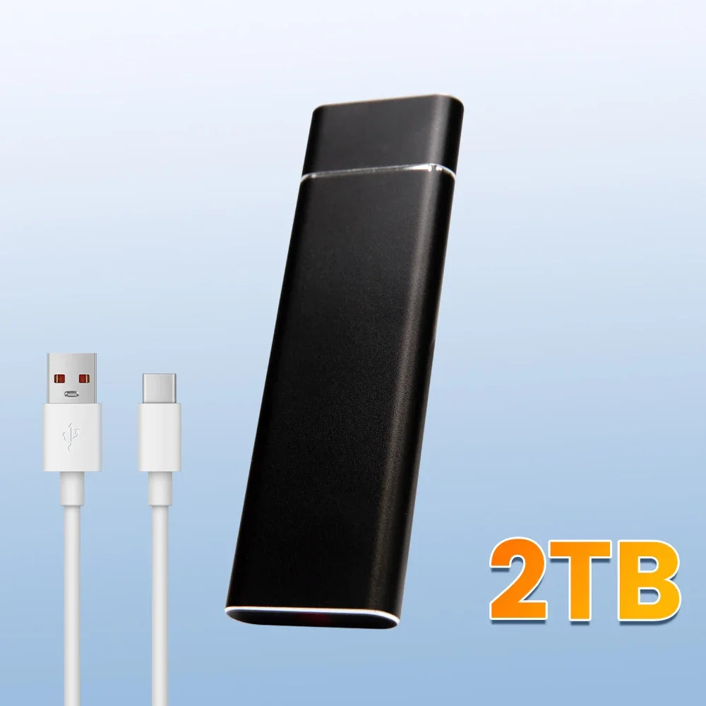 EOENKK 2TB Portable SSD USB 3.1 Type-C External Drive