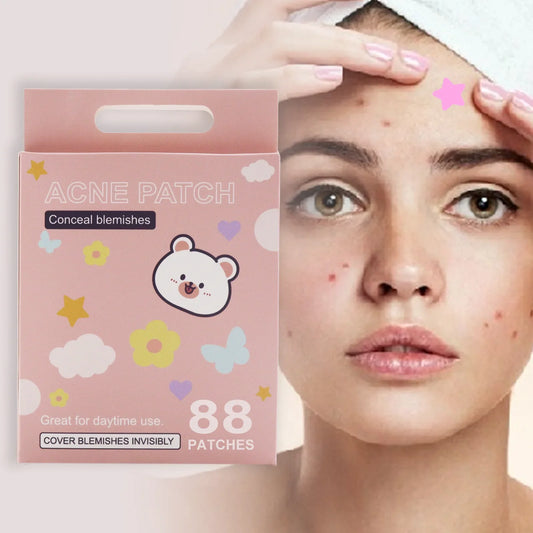 88-Pc Hydrocolloid Pimple Patches – Invisible Overnight Hydrocolloid Pimple Patch Oasis Select