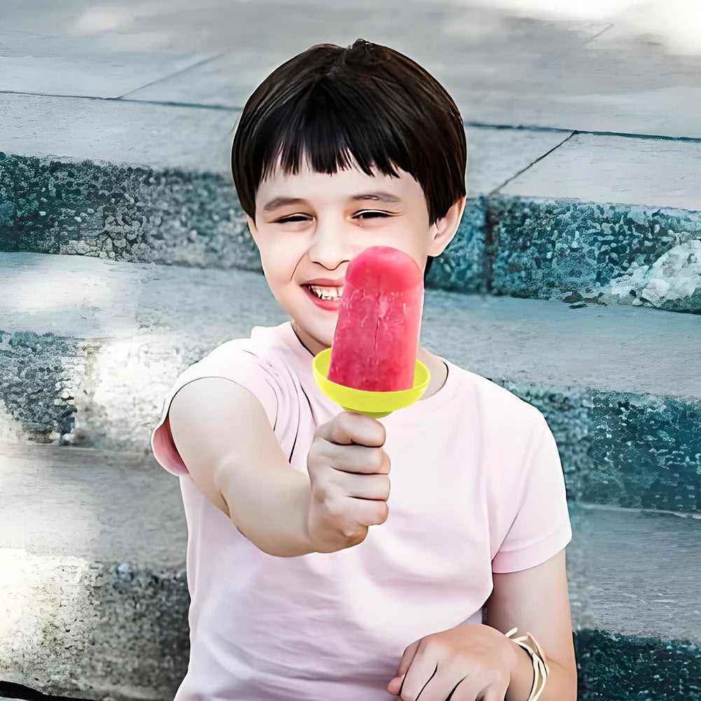 Silicone Popsicle Drip Catcher – 5-Pack Reusable Ice Cream Holder Peaceful Pleasures Health and Wellness