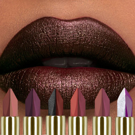 KAFURUX Glitter Two-Tone Gradient Lipstick | Matte Shimmer Glitter Lipstick Oasis Select
