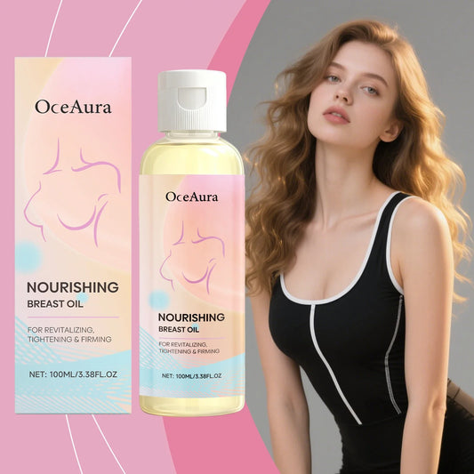 OceAura Breast Massage Oil – Firm, Nourish & Contour Skin Body Massage Oil Oasis Select