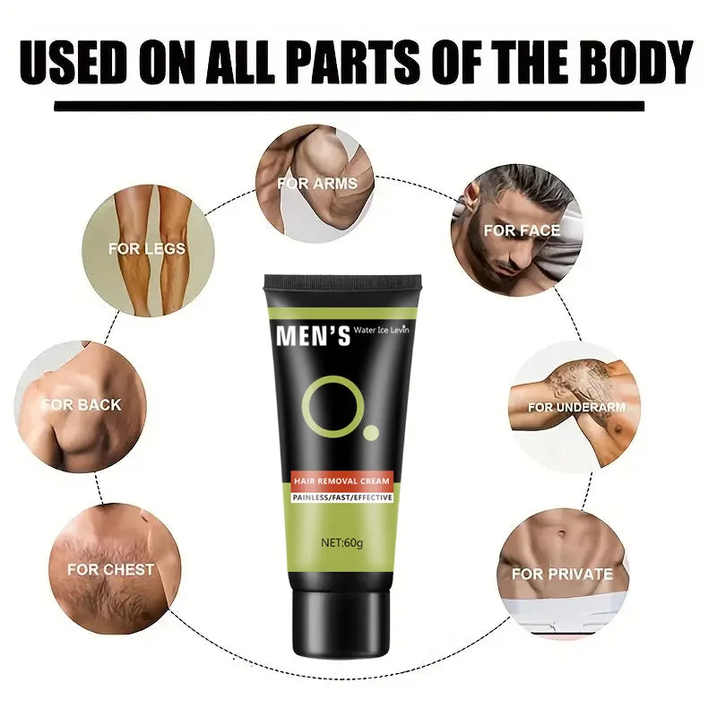 Hair Removal Cream – Arms, Chest & Underarms | 60g
