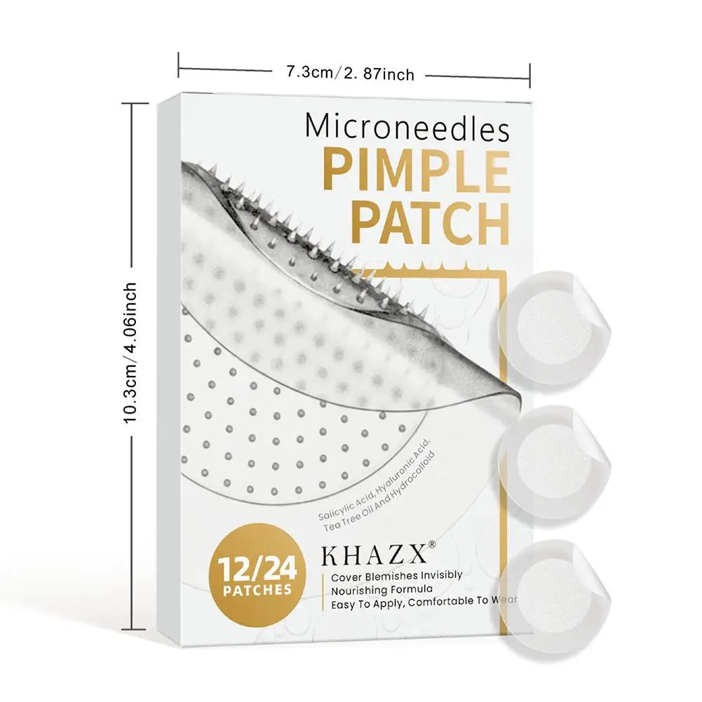 Microneedle Pimple Patches – Hydrocolloid Micropoint Acne Spots