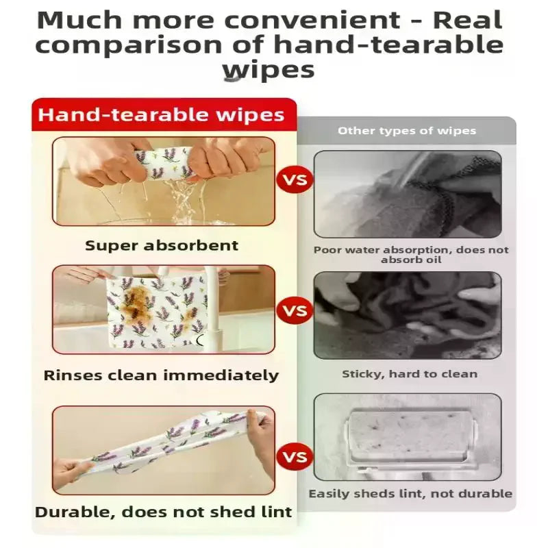 Reusable Microfiber Cleaning Cloth Roll | Cute Prints, 20 Sheets