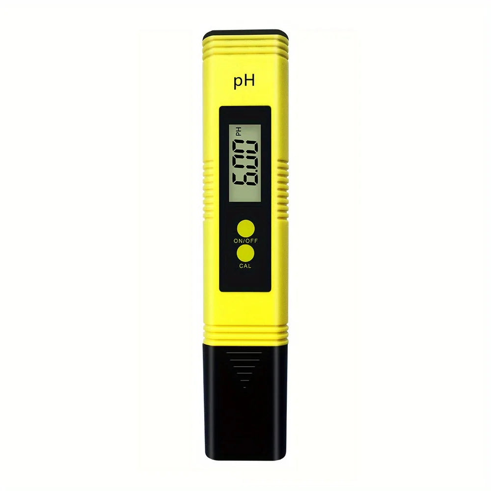 Water 0-14 PH Meter Digital Tester TDS Water Quality Tester 0.01ph Automatic Calibration For Household, Aquarium, Swimming Pool Peaceful Pleasures Health and Wellness Yellow 0.01