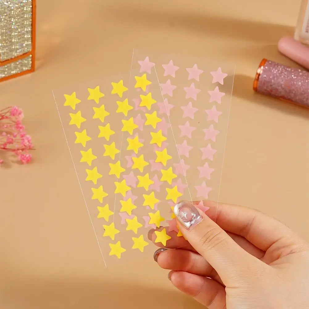 Colorful Star Shaped Acne Patch Hydrocolloid Salicylic Acid Spot Treatment Concealer Acne Pimple Patch Makeup Tool Peaceful Pleasures Health and Wellness