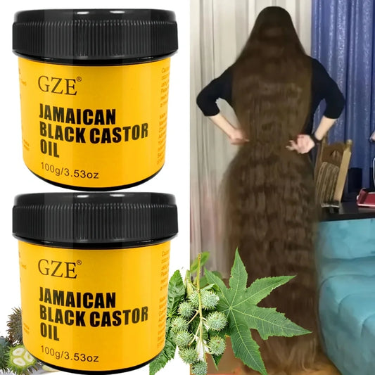 GZE Jamaican Black Castor Oil 2-Pack – Hair & Scalp Care Hair & Scalp Oil Peaceful Pleasures Health and Wellness