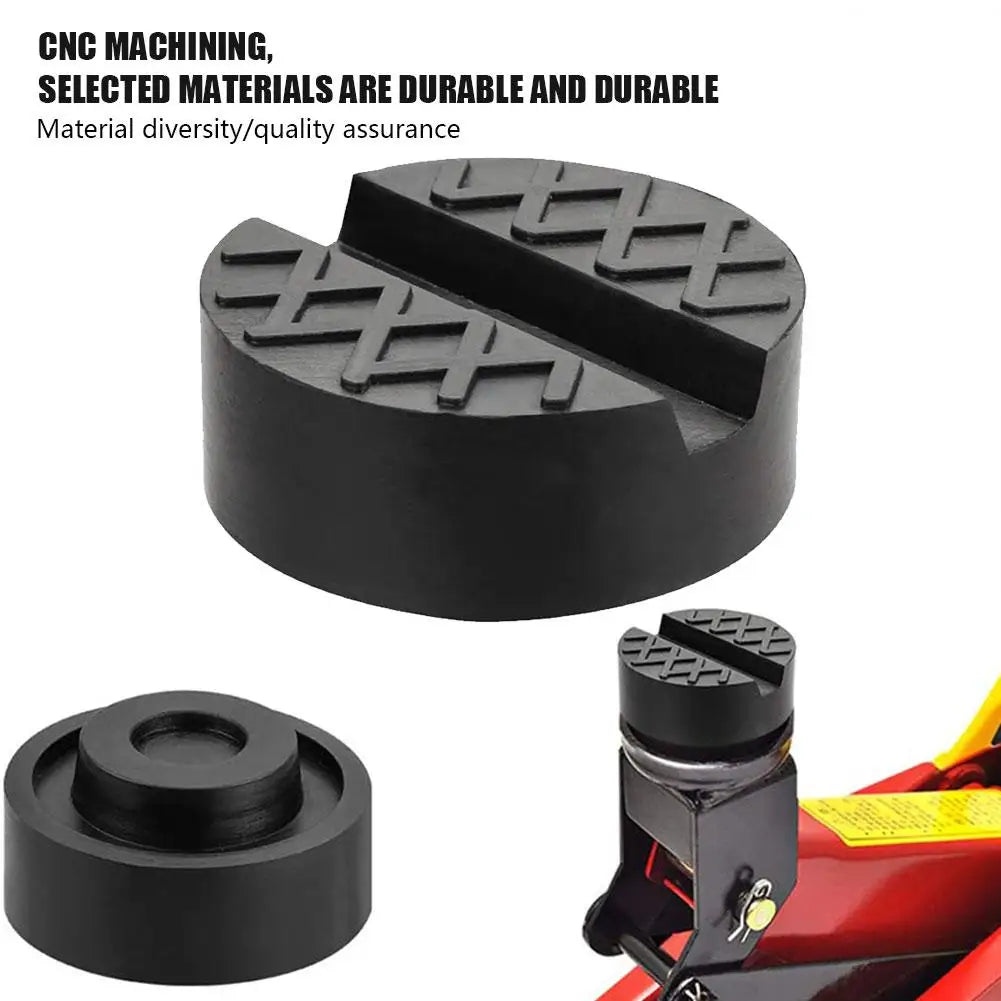 Car Slotted Lift Jack Stand Rubber Pad Floor Adapter Frame Rail Pinch Lifting Universal Repair Tools Safety Grip Pads 3Ton 6Ton Peaceful Pleasures Health and Wellness