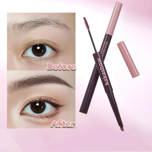 Waterproof Double-Ended Eyebrow Pencil & Tinting Cream | Matte Eyebrow Pencil Peaceful Pleasures Health and Wellness