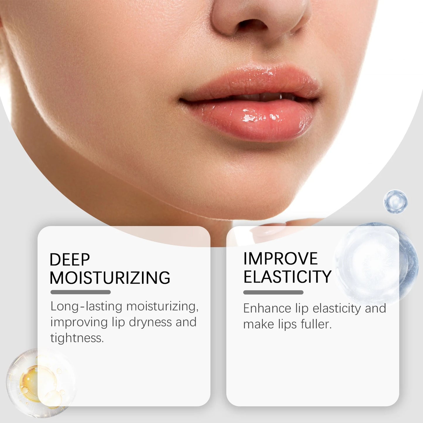 Plumping Lip Serum Gloss – Hydrating & Volumising Oil