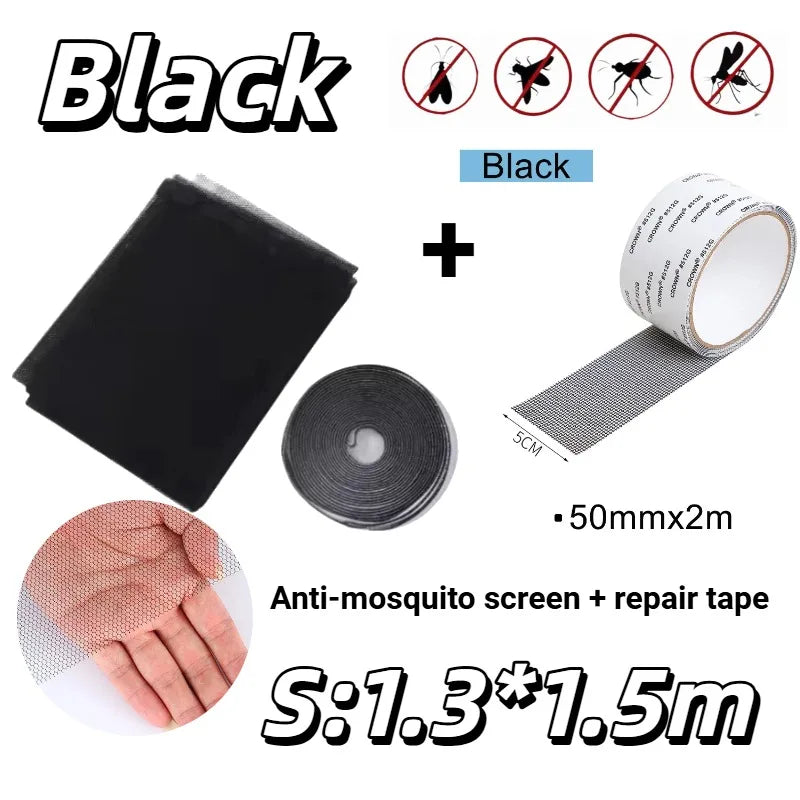 Self-Adhesive Window Mosquito Net | No-Drill Invisible Mesh Screen