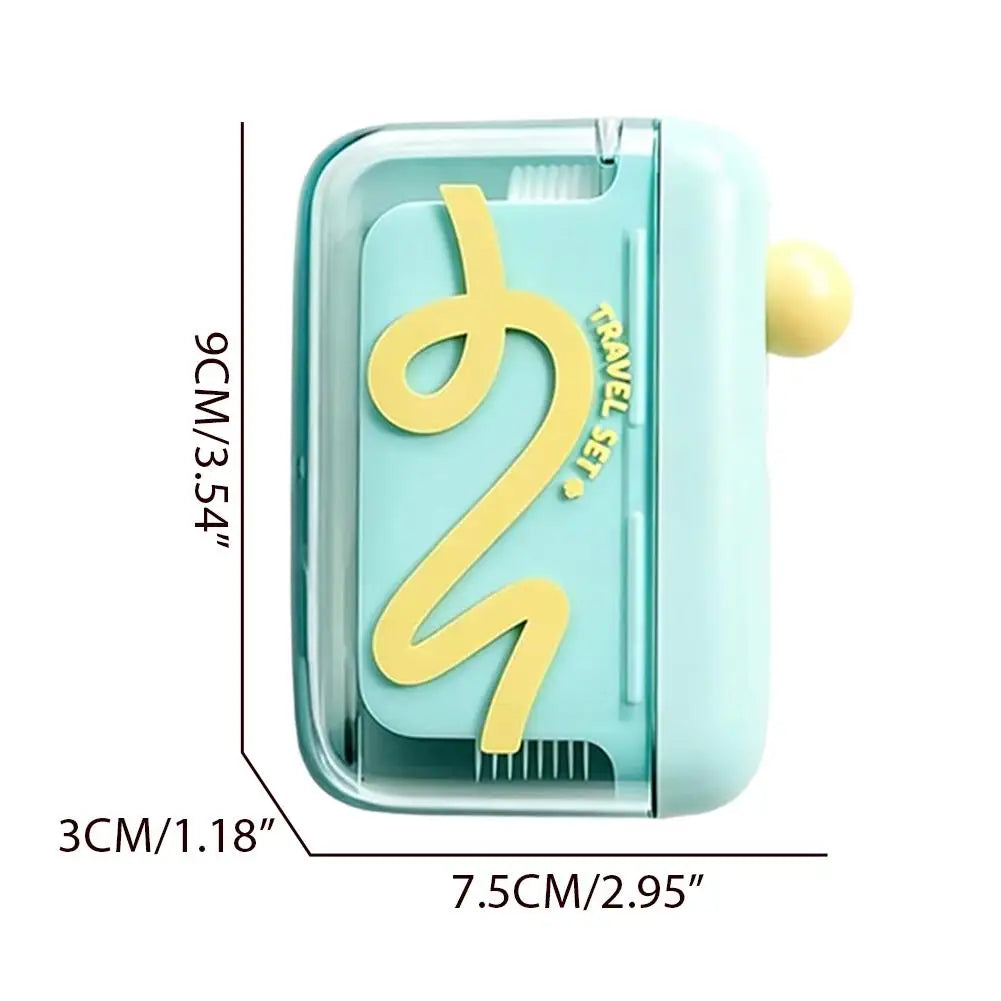 Dental Floss Pick Dispenser Dental Floss Storage Box Pop UP Design Floss Dispenser Refillable Toothpick Teeth Cleaning Tool for Peaceful Pleasures Health and Wellness