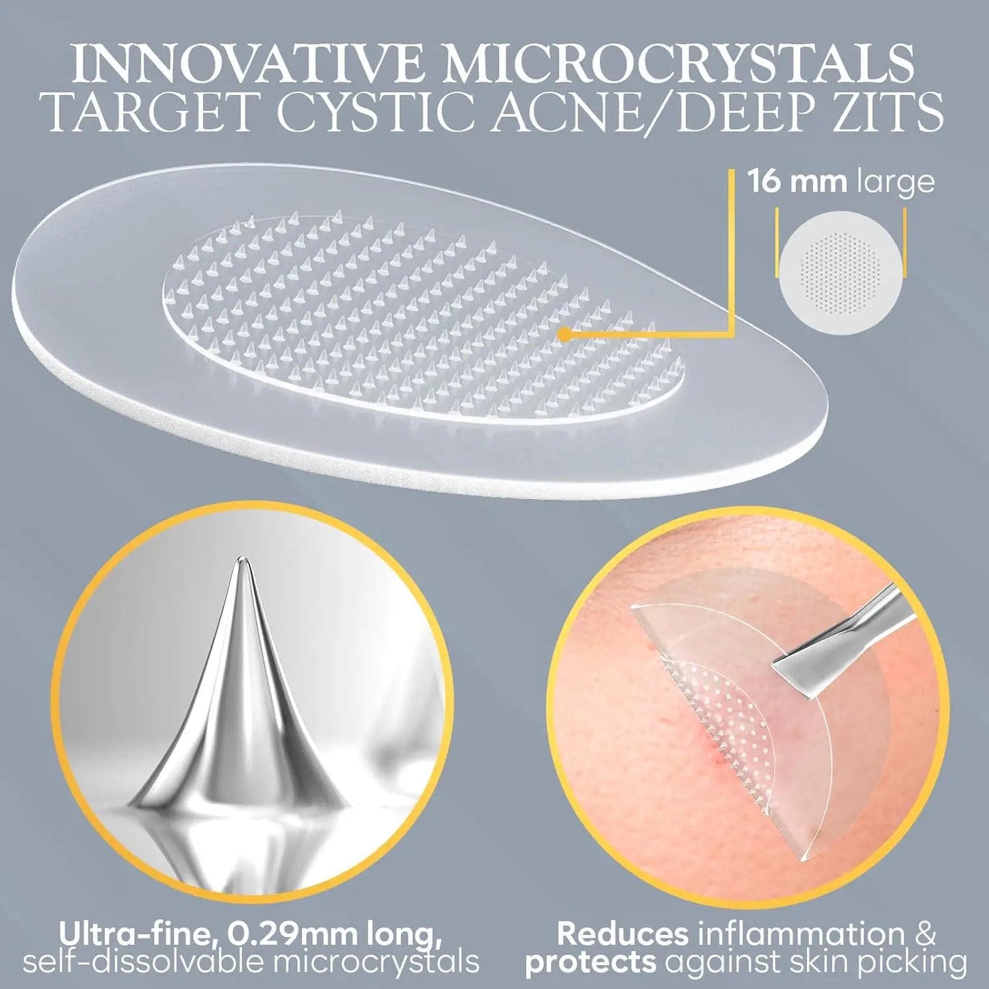 Micro Needle Dissolving Pimple Patch | Invisible Acne Sticker
