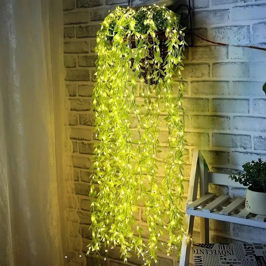 2M Artificial Willow Vine Garland – Wedding & Room Decor Artificial Vine Garland Peaceful Pleasures Health and Wellness
