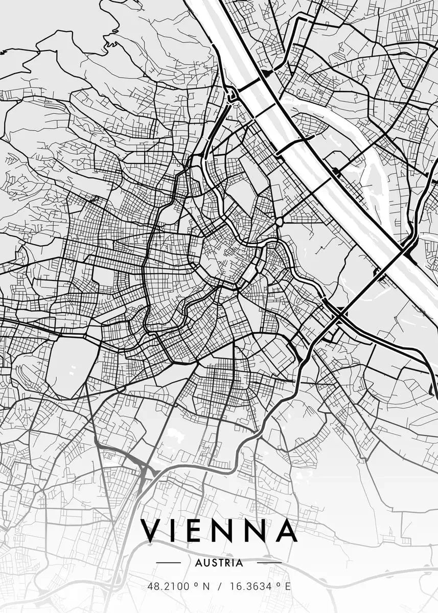 Paris & New York City Map Canvas Wall Art – Black & White Canvas Wall Art Peaceful Pleasures Health and Wellness