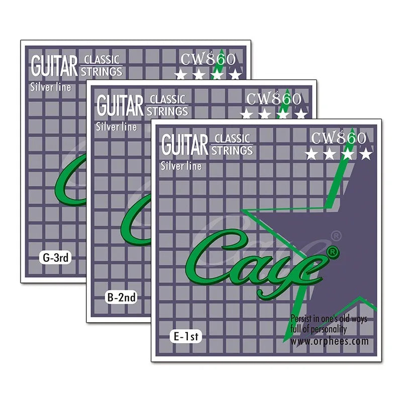 Caye Crossing Classical Strings Nylon 1 2 3 4 5 6 Single String Guitar