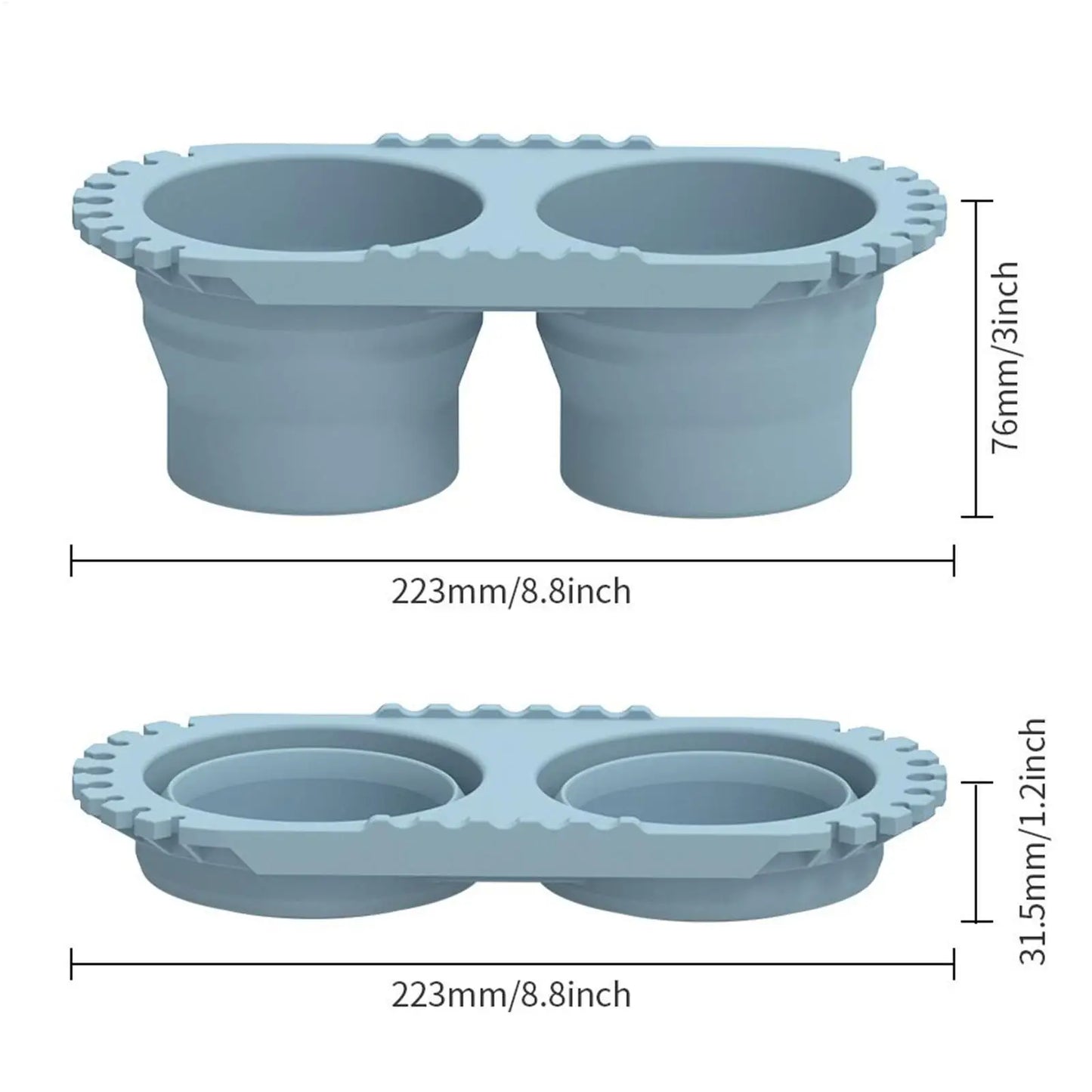 Foldable Silicone Paint Brush Cleaner Cup | Portable Art Washer